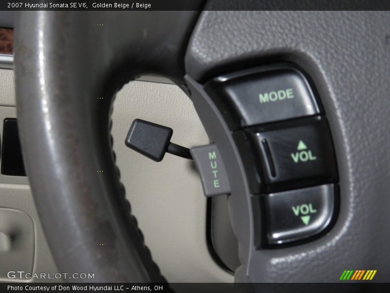 Golden Beige / Beige 2007 Hyundai Sonata SE V6