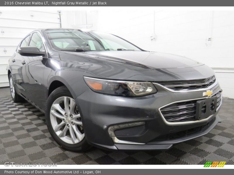 Nightfall Gray Metallic / Jet Black 2016 Chevrolet Malibu LT