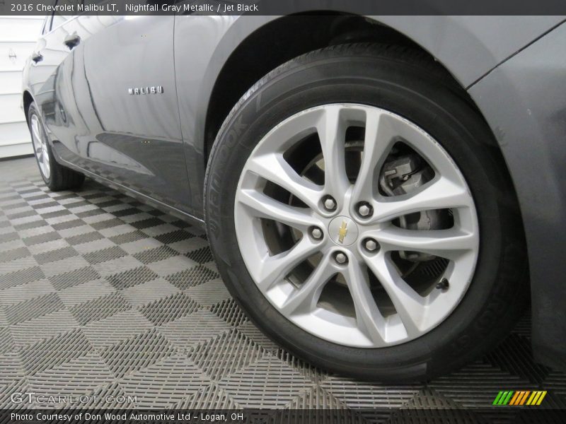 Nightfall Gray Metallic / Jet Black 2016 Chevrolet Malibu LT