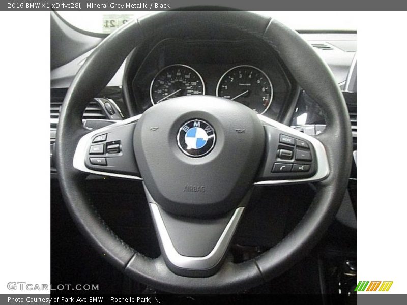 Mineral Grey Metallic / Black 2016 BMW X1 xDrive28i