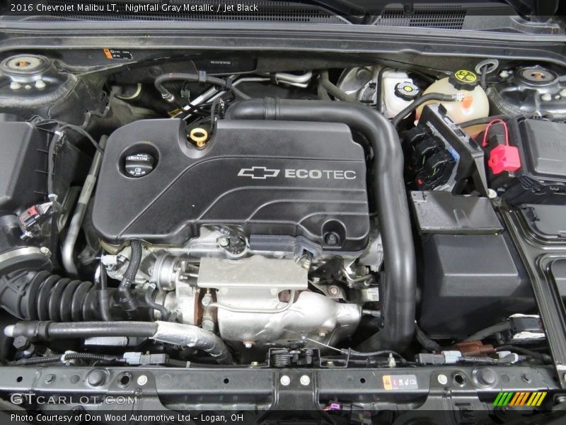 Nightfall Gray Metallic / Jet Black 2016 Chevrolet Malibu LT