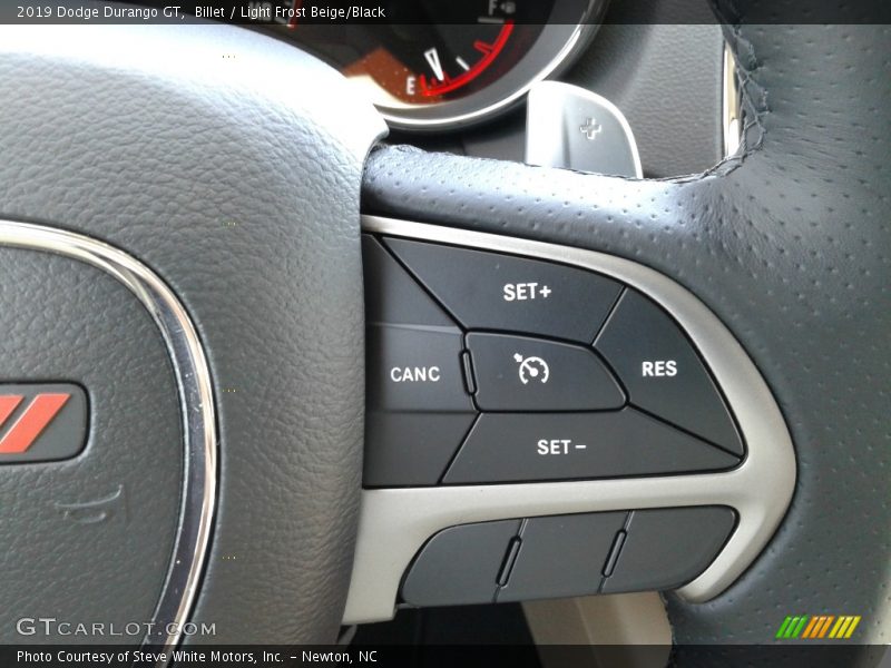 Billet / Light Frost Beige/Black 2019 Dodge Durango GT