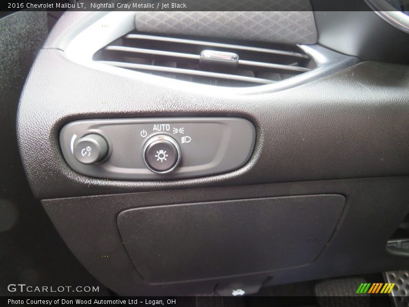 Nightfall Gray Metallic / Jet Black 2016 Chevrolet Malibu LT