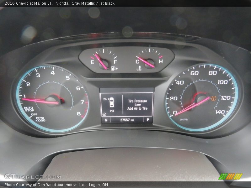 Nightfall Gray Metallic / Jet Black 2016 Chevrolet Malibu LT