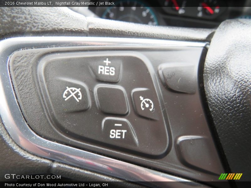 Nightfall Gray Metallic / Jet Black 2016 Chevrolet Malibu LT