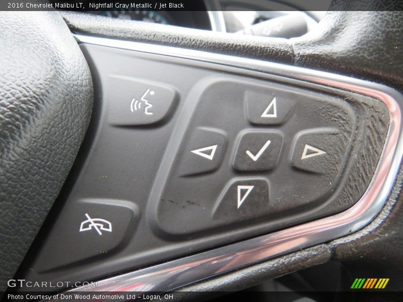 Nightfall Gray Metallic / Jet Black 2016 Chevrolet Malibu LT