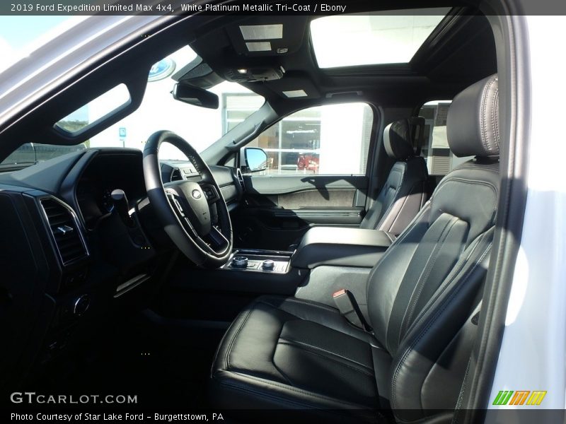 Front Seat of 2019 Expedition Limited Max 4x4