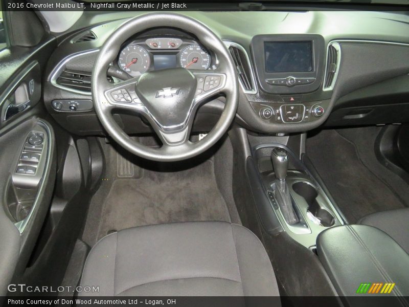 Nightfall Gray Metallic / Jet Black 2016 Chevrolet Malibu LT