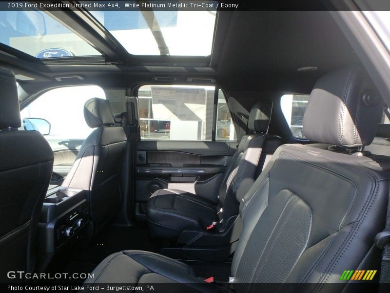 White Platinum Metallic Tri-Coat / Ebony 2019 Ford Expedition Limited Max 4x4