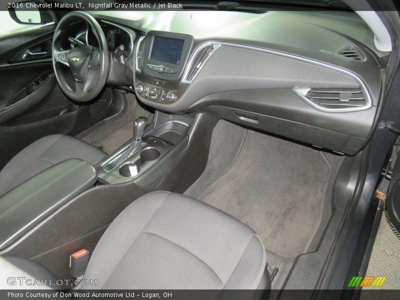 Nightfall Gray Metallic / Jet Black 2016 Chevrolet Malibu LT