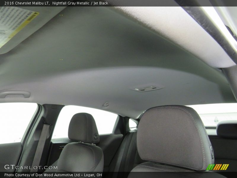 Nightfall Gray Metallic / Jet Black 2016 Chevrolet Malibu LT