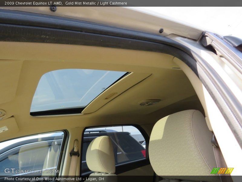 Gold Mist Metallic / Light Cashmere 2009 Chevrolet Equinox LT AWD