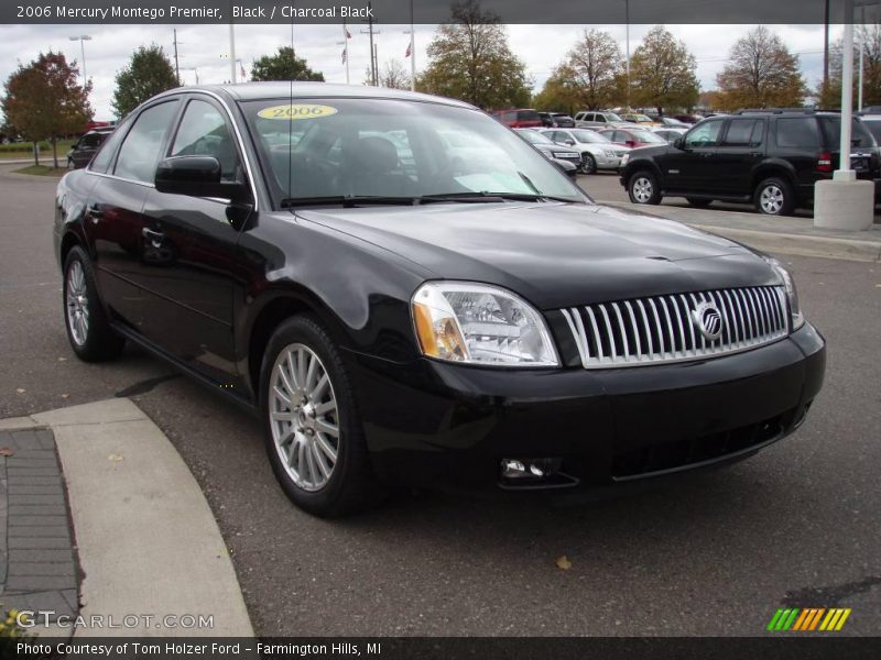 Black / Charcoal Black 2006 Mercury Montego Premier