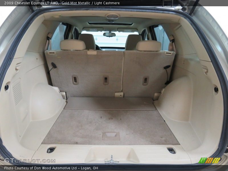 Gold Mist Metallic / Light Cashmere 2009 Chevrolet Equinox LT AWD