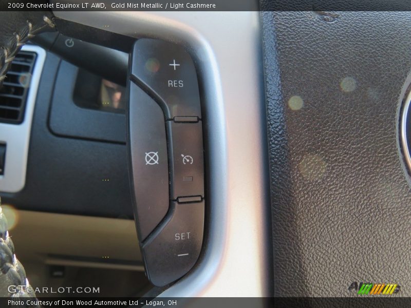 Gold Mist Metallic / Light Cashmere 2009 Chevrolet Equinox LT AWD