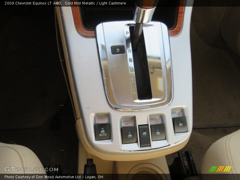 Gold Mist Metallic / Light Cashmere 2009 Chevrolet Equinox LT AWD