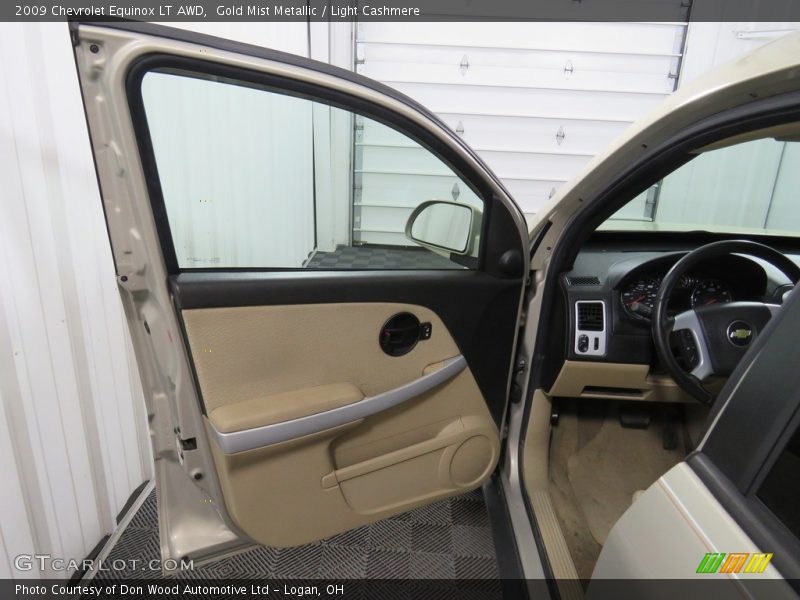 Gold Mist Metallic / Light Cashmere 2009 Chevrolet Equinox LT AWD