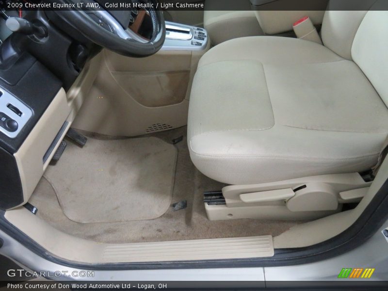 Gold Mist Metallic / Light Cashmere 2009 Chevrolet Equinox LT AWD