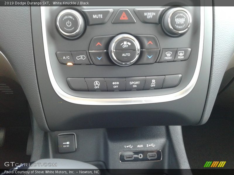 White Knuckle / Black 2019 Dodge Durango SXT