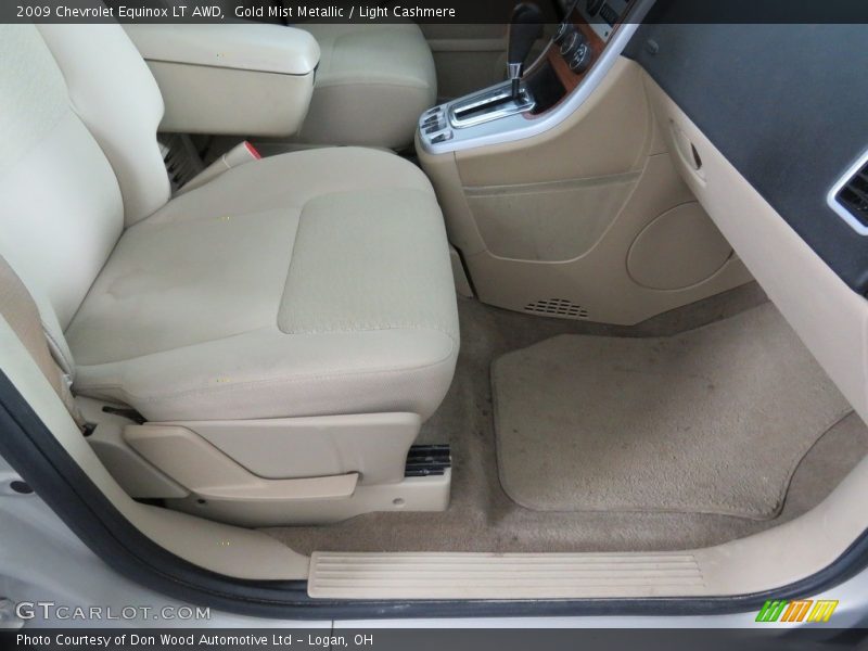 Gold Mist Metallic / Light Cashmere 2009 Chevrolet Equinox LT AWD