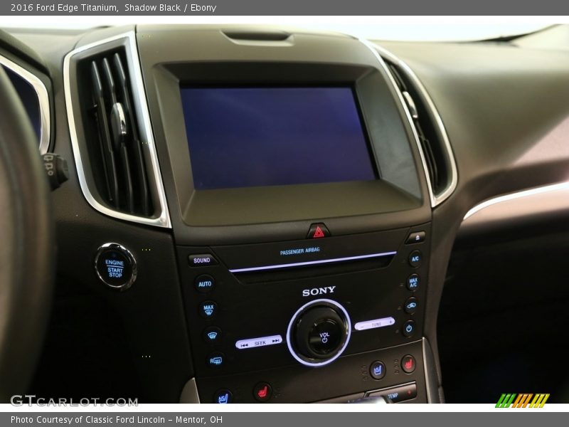 Shadow Black / Ebony 2016 Ford Edge Titanium
