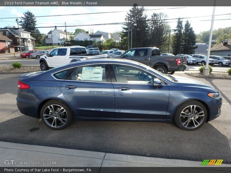  2019 Fusion Titanium AWD Blue Metallic