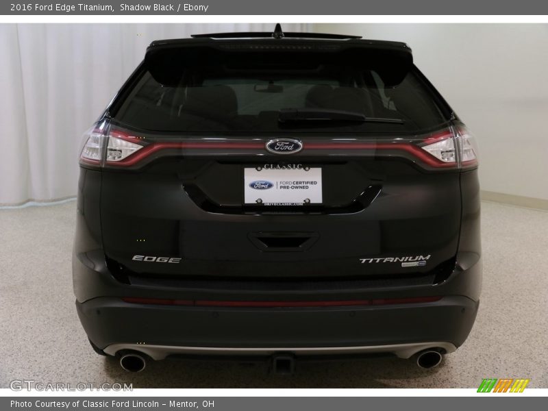 Shadow Black / Ebony 2016 Ford Edge Titanium