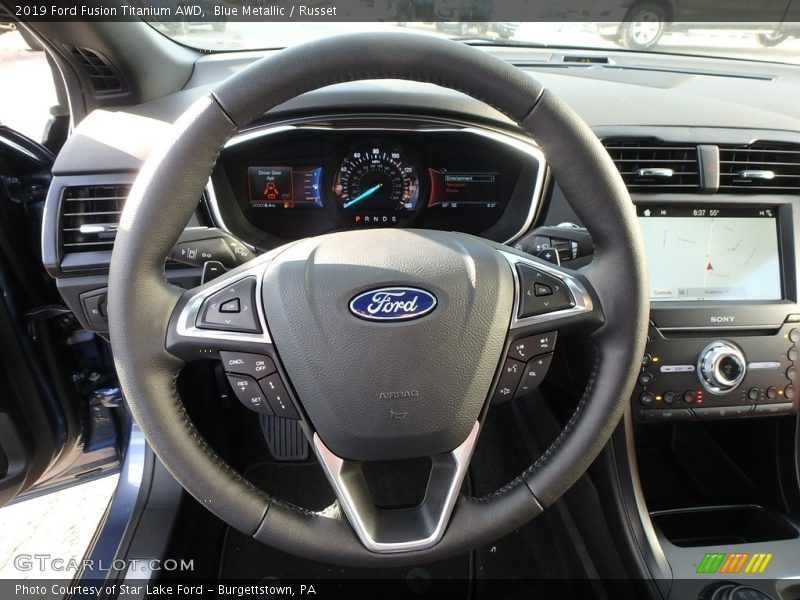  2019 Fusion Titanium AWD Steering Wheel