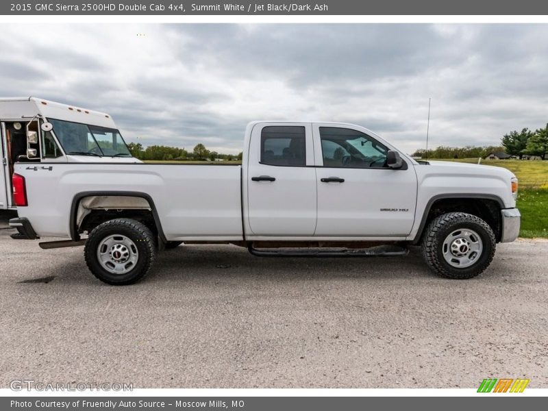 Summit White / Jet Black/Dark Ash 2015 GMC Sierra 2500HD Double Cab 4x4