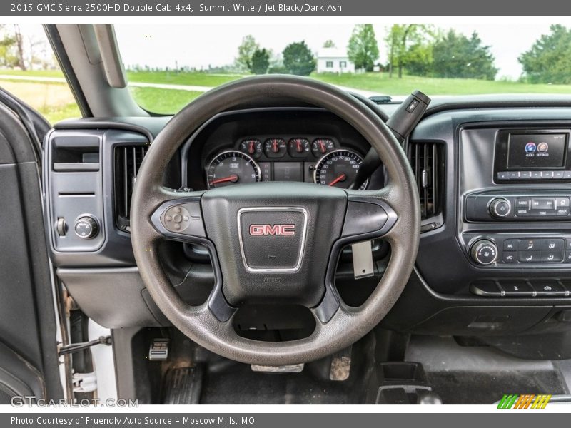Summit White / Jet Black/Dark Ash 2015 GMC Sierra 2500HD Double Cab 4x4