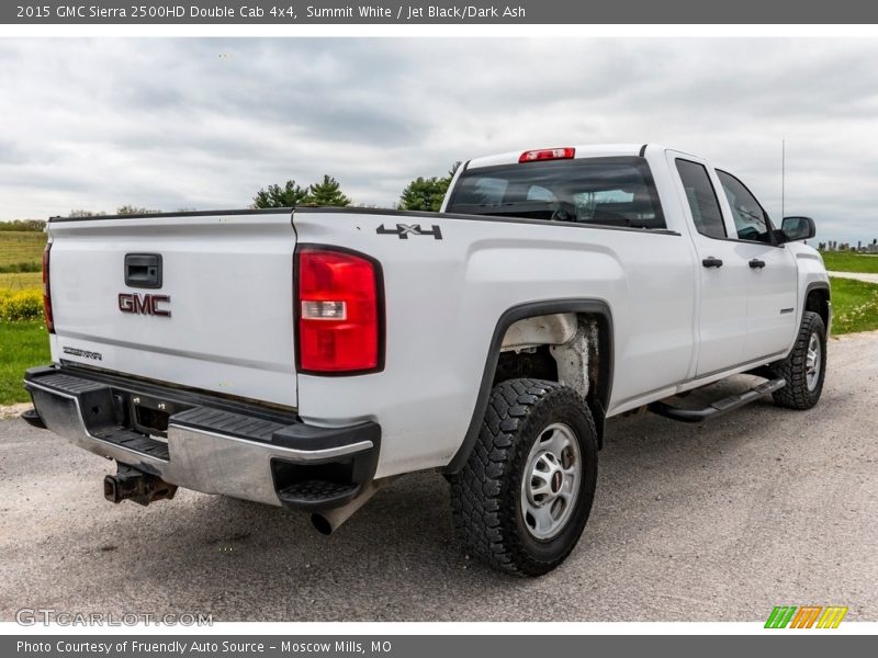 Summit White / Jet Black/Dark Ash 2015 GMC Sierra 2500HD Double Cab 4x4