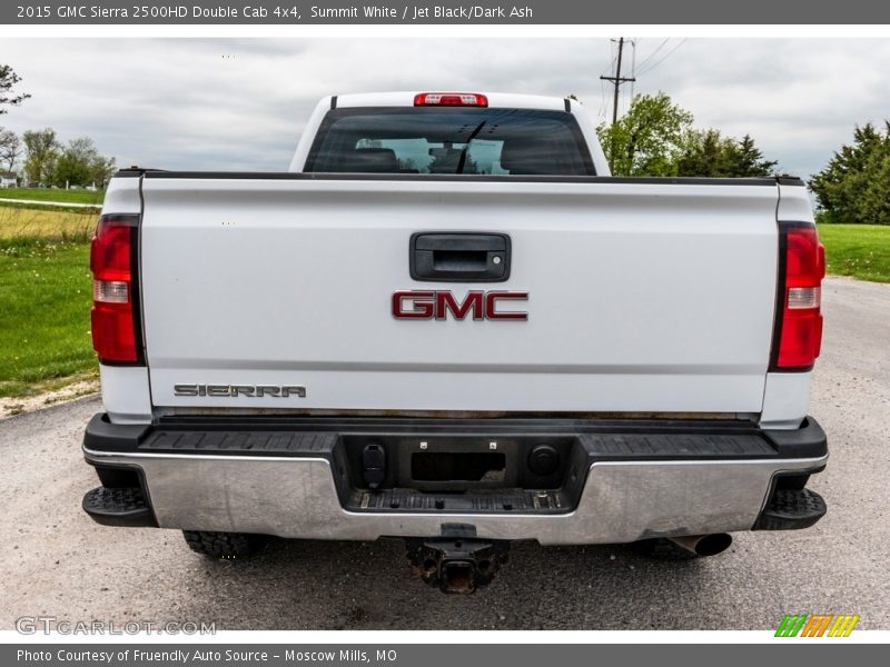 Summit White / Jet Black/Dark Ash 2015 GMC Sierra 2500HD Double Cab 4x4