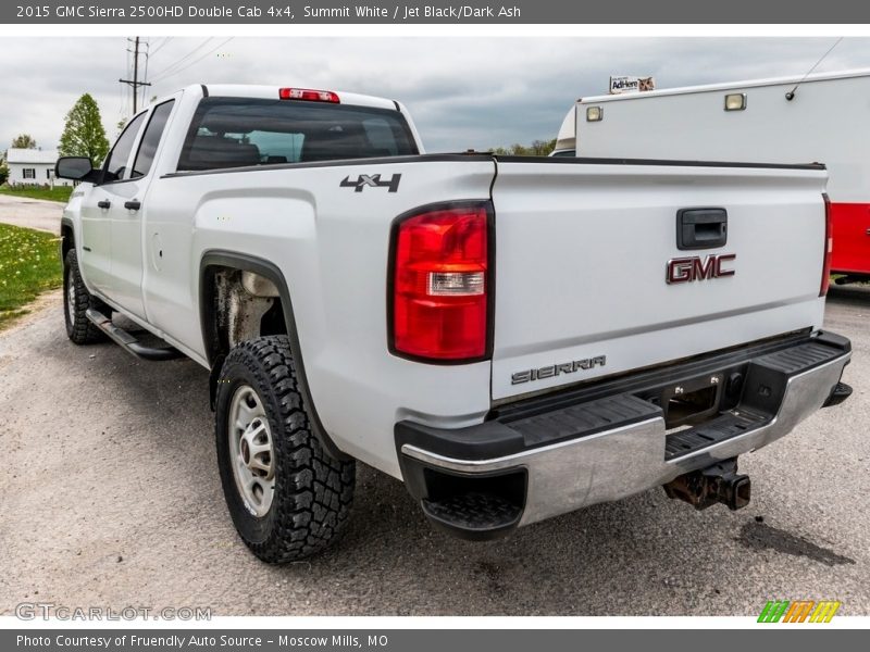 Summit White / Jet Black/Dark Ash 2015 GMC Sierra 2500HD Double Cab 4x4