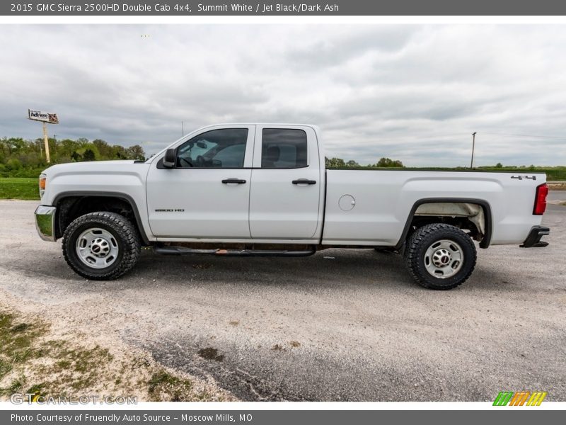 Summit White / Jet Black/Dark Ash 2015 GMC Sierra 2500HD Double Cab 4x4