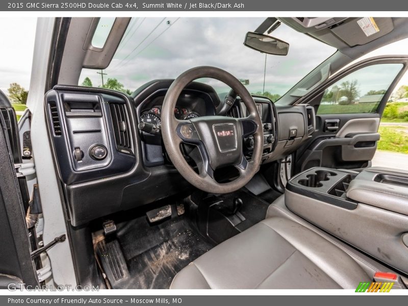 Summit White / Jet Black/Dark Ash 2015 GMC Sierra 2500HD Double Cab 4x4