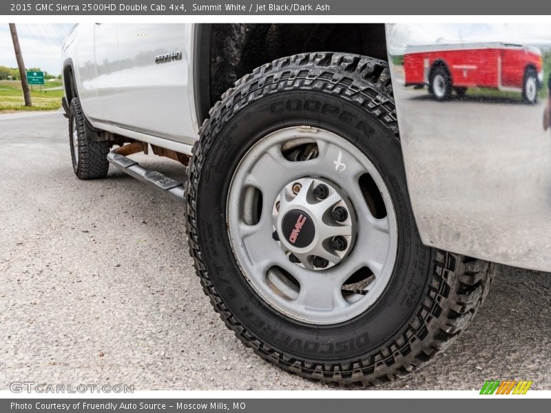 Summit White / Jet Black/Dark Ash 2015 GMC Sierra 2500HD Double Cab 4x4