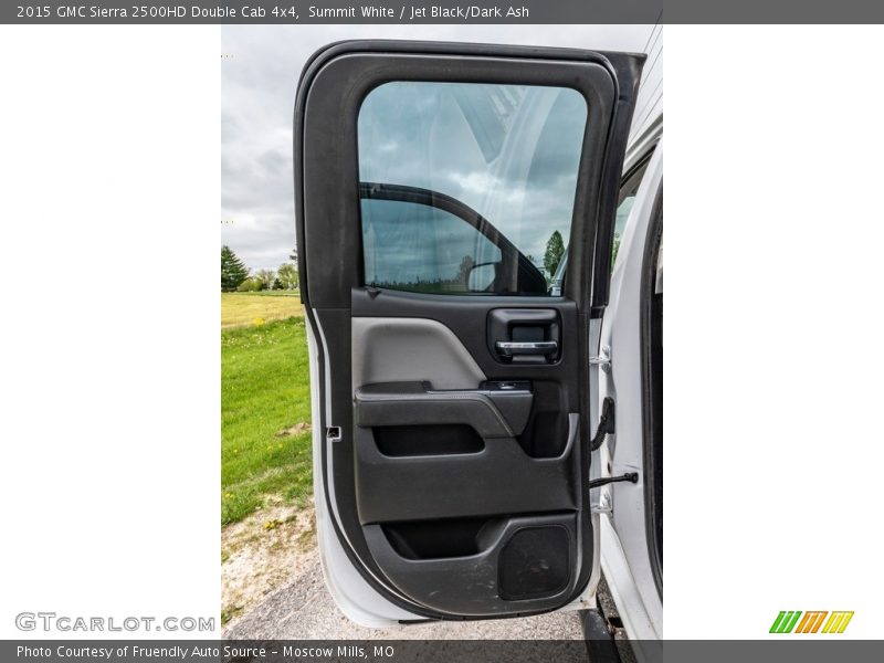 Summit White / Jet Black/Dark Ash 2015 GMC Sierra 2500HD Double Cab 4x4