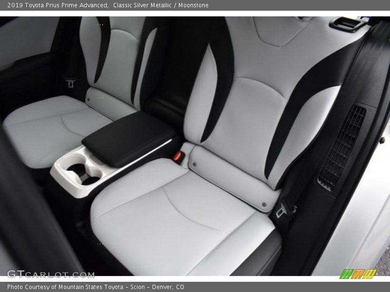 Rear Seat of 2019 Prius Prime Advanced