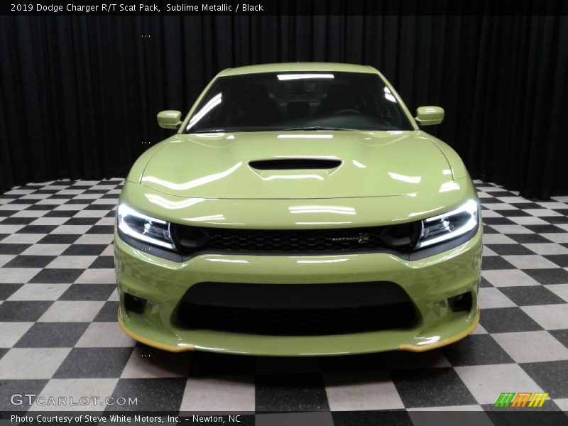 Sublime Metallic / Black 2019 Dodge Charger R/T Scat Pack