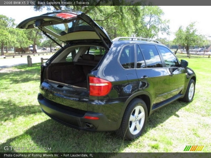 Black Sapphire Metallic / Tobacco 2008 BMW X5 3.0si