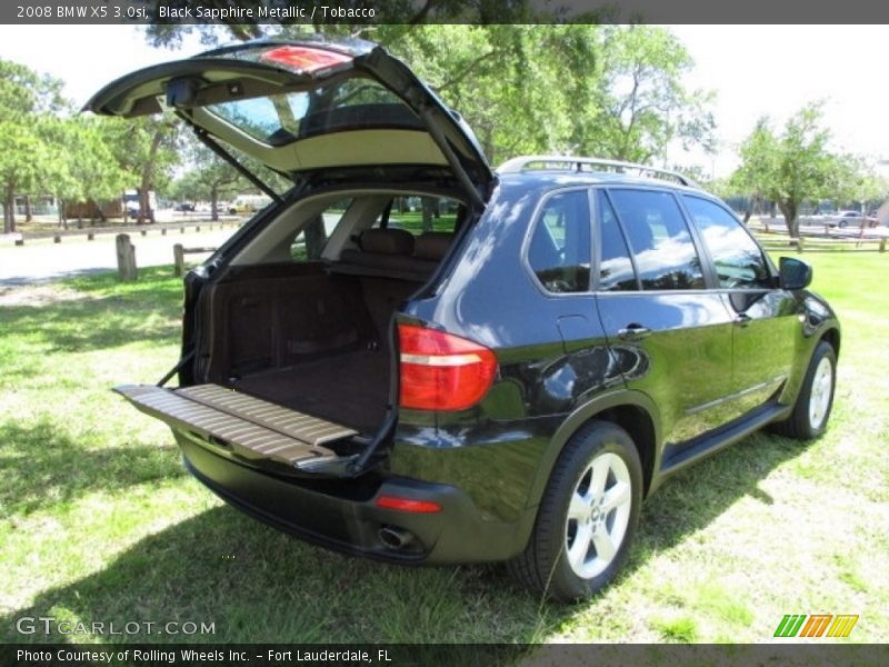 Black Sapphire Metallic / Tobacco 2008 BMW X5 3.0si