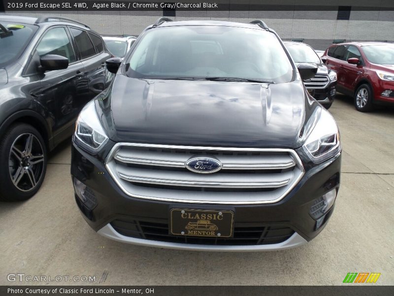 Agate Black / Chromite Gray/Charcoal Black 2019 Ford Escape SEL 4WD