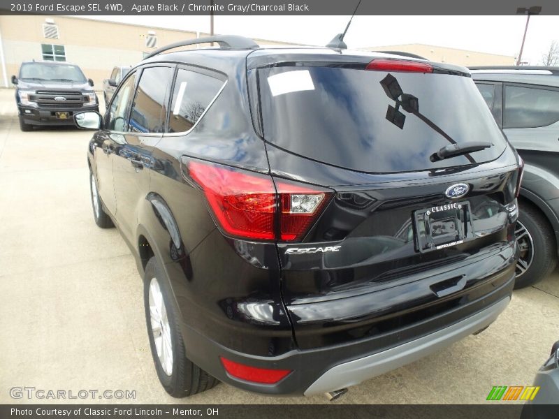 Agate Black / Chromite Gray/Charcoal Black 2019 Ford Escape SEL 4WD