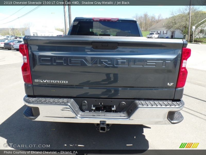 Shadow Gray Metallic / Jet Black 2019 Chevrolet Silverado 1500 LT Crew Cab 4WD