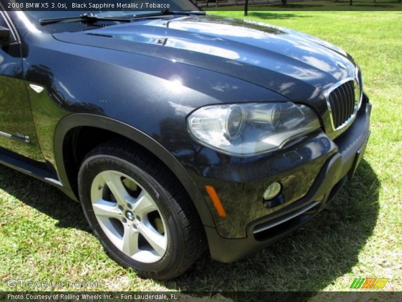 Black Sapphire Metallic / Tobacco 2008 BMW X5 3.0si