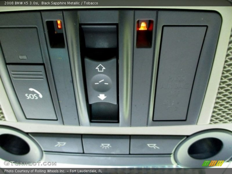 Black Sapphire Metallic / Tobacco 2008 BMW X5 3.0si