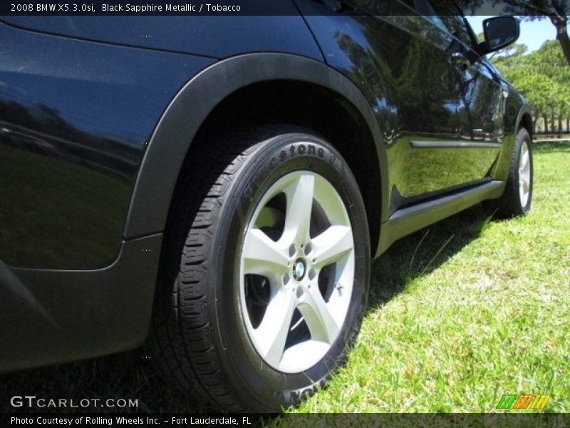 Black Sapphire Metallic / Tobacco 2008 BMW X5 3.0si