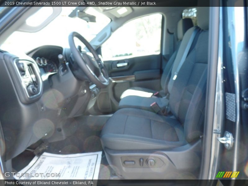 Shadow Gray Metallic / Jet Black 2019 Chevrolet Silverado 1500 LT Crew Cab 4WD