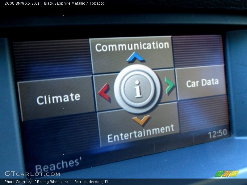 Black Sapphire Metallic / Tobacco 2008 BMW X5 3.0si