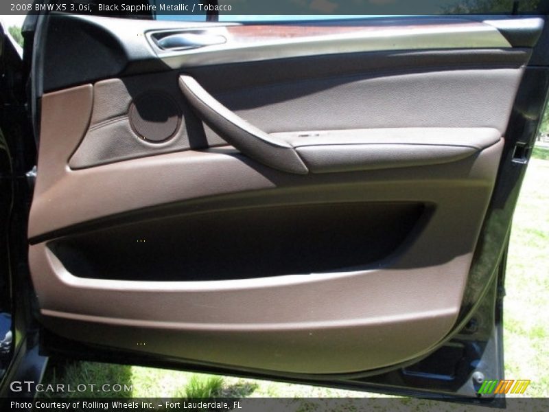 Black Sapphire Metallic / Tobacco 2008 BMW X5 3.0si
